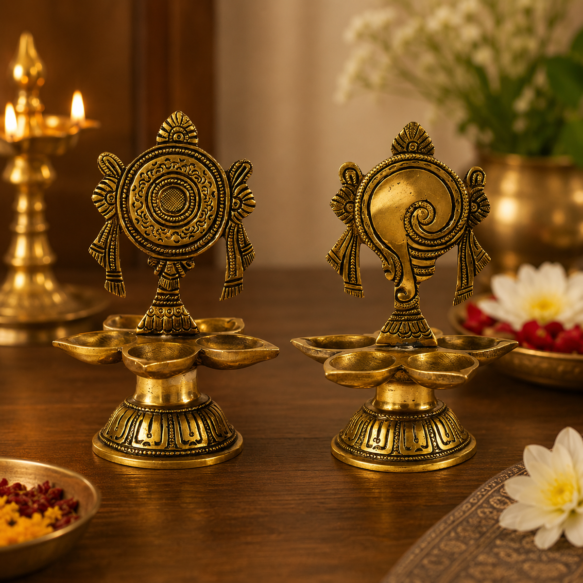 GOLDEN DIYA GLOW AND FLORAL OFFERINGS - BB037