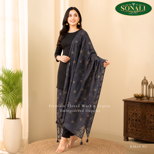 Premium Thread Work Dupatta