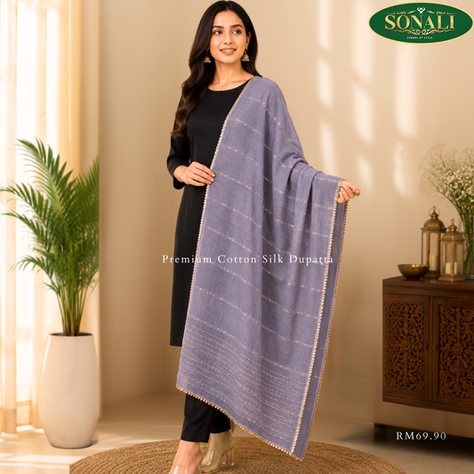 Cotton Silk Dupatta