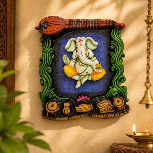 RELIGIOUS GANESHA WALL PLAQUEE DECORATION - BB053