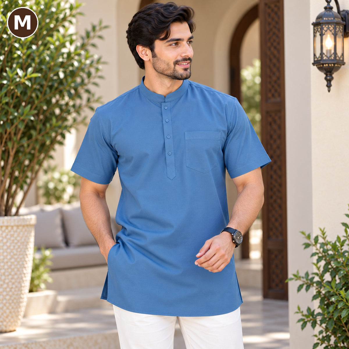 Men’s Classic Short Sleeve Kurta Collection – MJ04