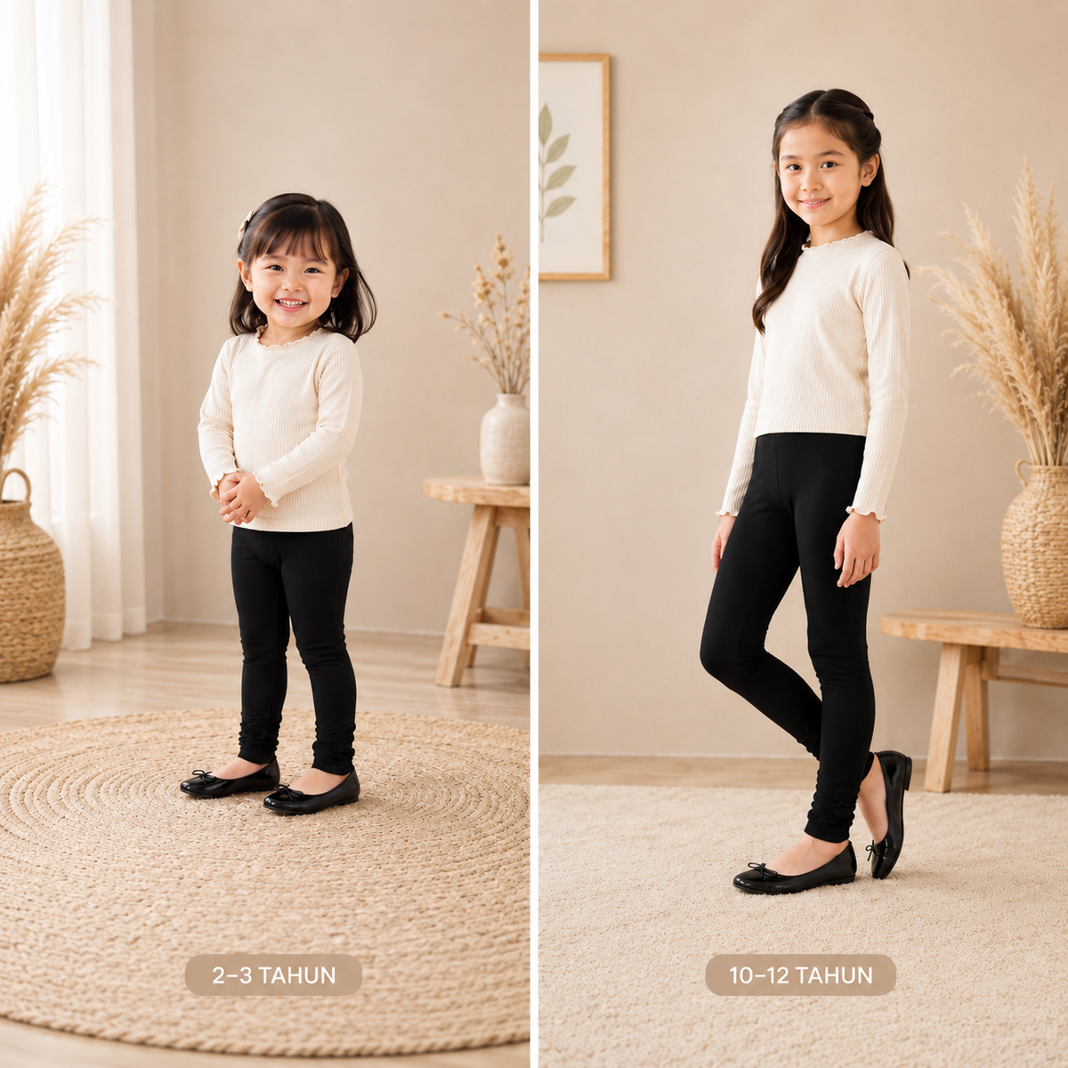 Kid's Plain Color Legging - Q0283