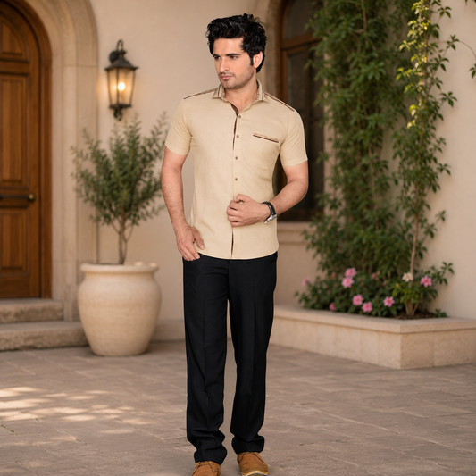 Men's Shirt/Top Kurta - Q0652