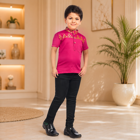 Boy's Top/Kurta/Jippa - Q0973