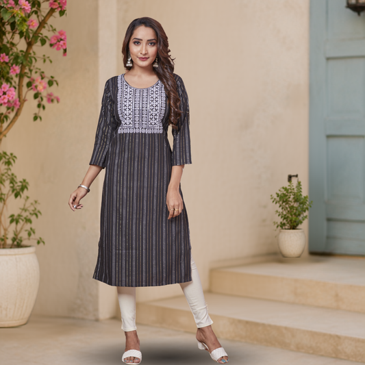 Sonali Premier Collection of Ladies Kurti Wanita Indian Baju Indian Ladies Long Top Deepavali's Collection - Q1832C